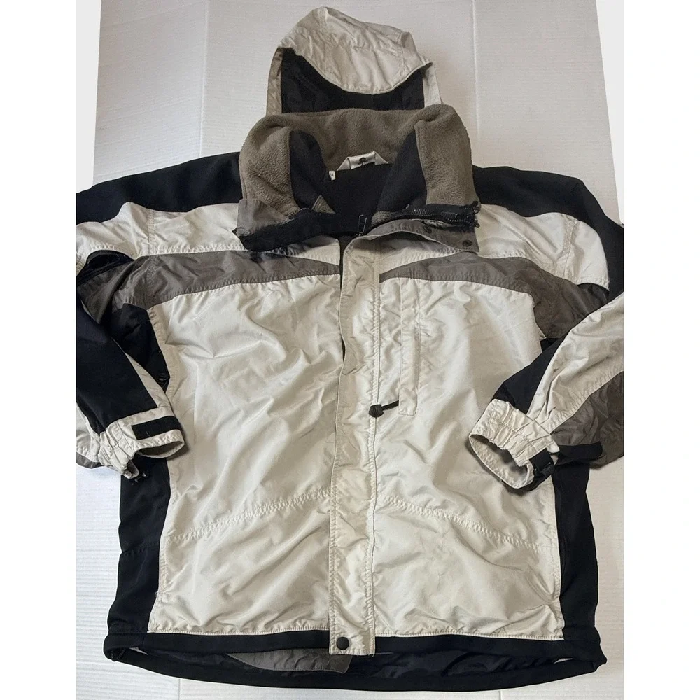 COLUMBIA Challenge Series - Men's 3-in-1 Hooded Winter Ski Jacket -‎ 2XL Tall